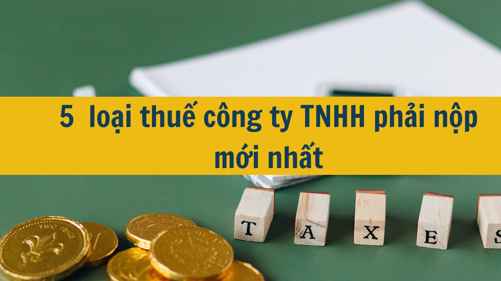 5  loại thuế c&ocirc;ng ty TNHH phải nộp mới nhất 2025