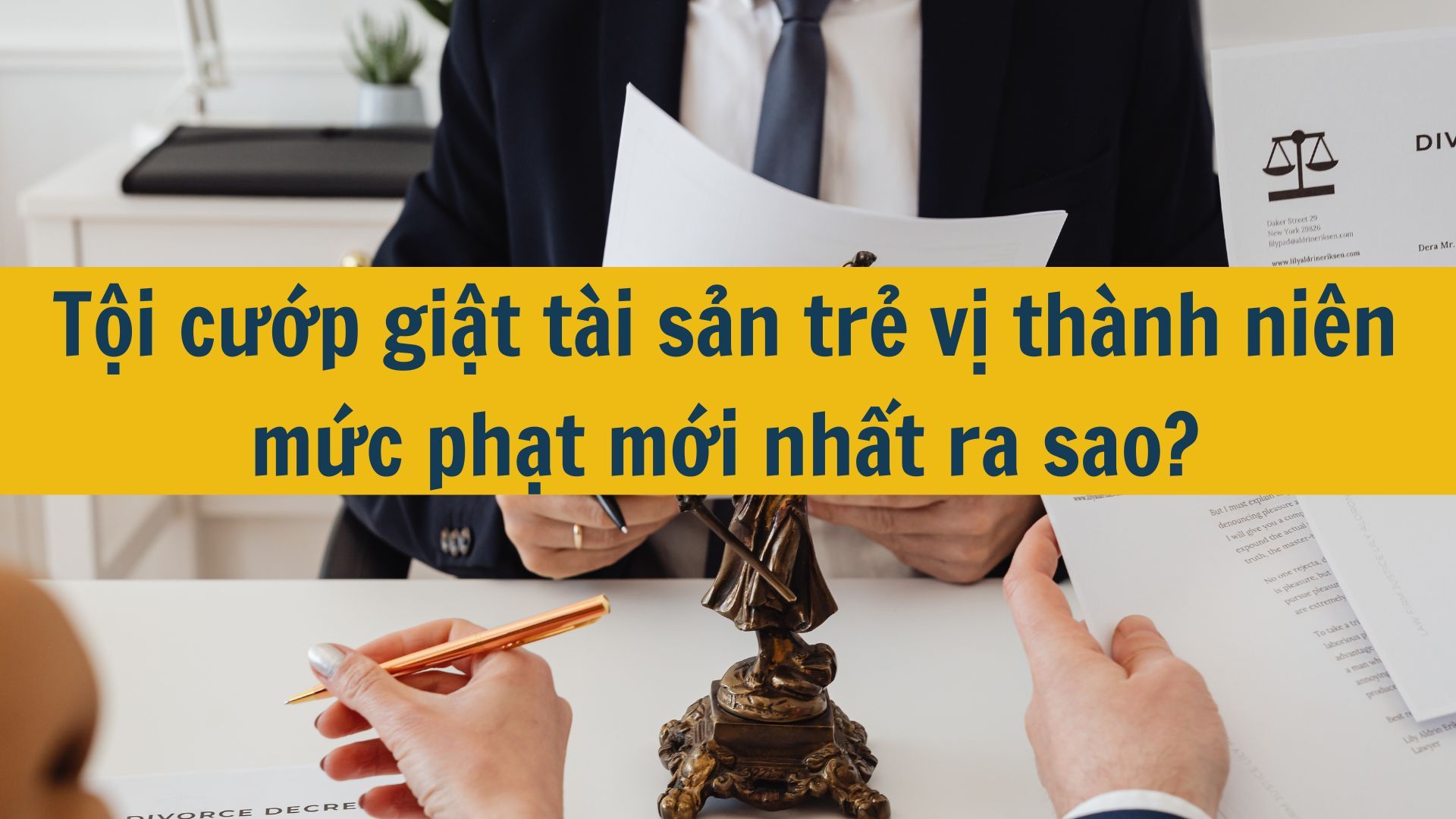 Tội cướp giật t&agrave;i sản trẻ vị th&agrave;nh ni&ecirc;n mức phạt mới nhất 2025 ra sao?