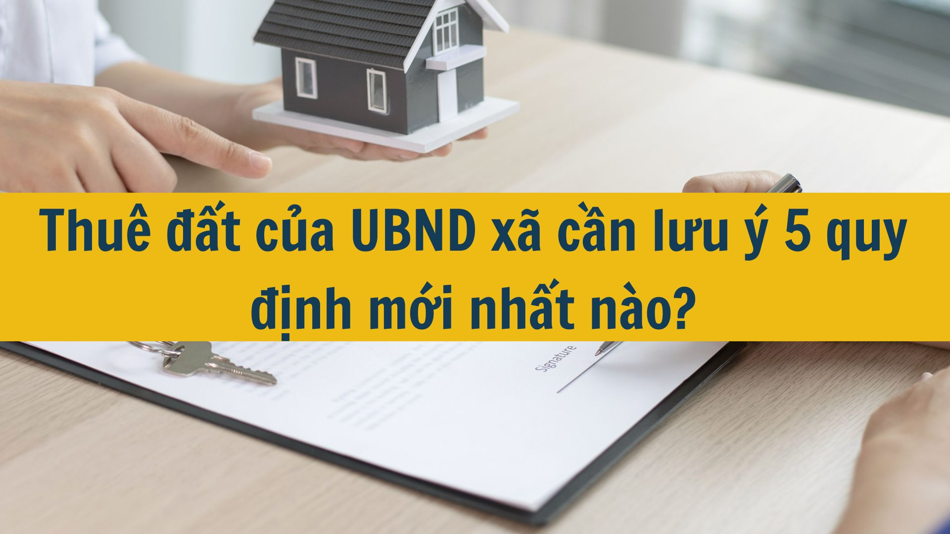Thu&ecirc; đất của UBND x&atilde; cần lưu &yacute; 5 quy định mới nhất 2025 n&agrave;o?
