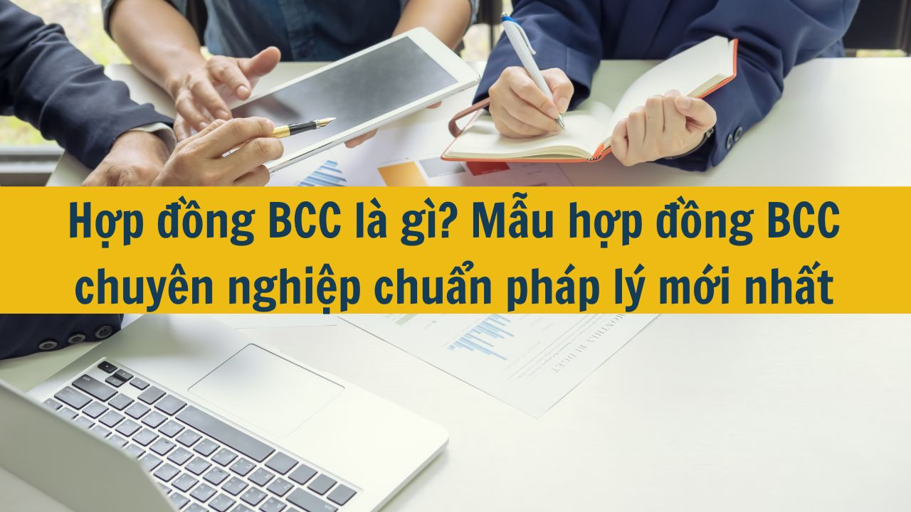 Hợp đồng BCC l&agrave; g&igrave;? Mẫu hợp đồng BCC chuy&ecirc;n nghiệp chuẩn ph&aacute;p l&yacute; mới nhất 2025