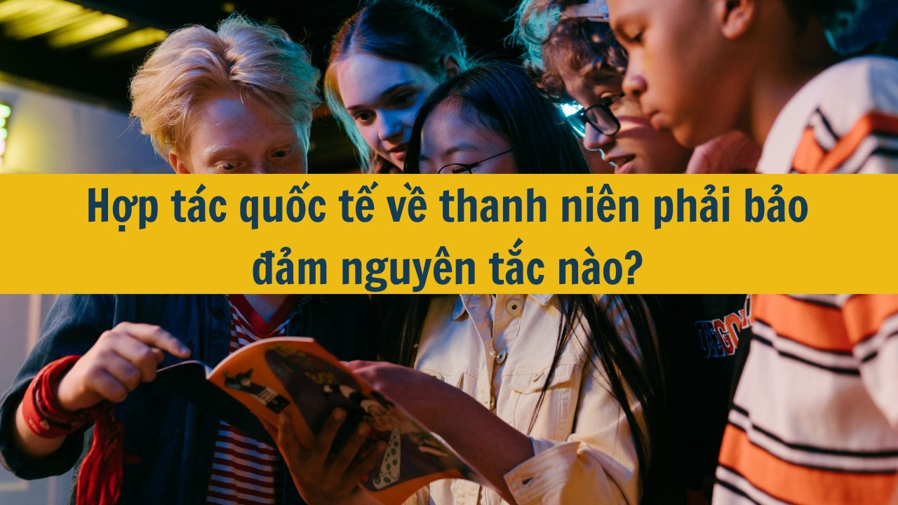 Hợp t&aacute;c quốc tế về thanh ni&ecirc;n phải bảo đảm nguy&ecirc;n tắc n&agrave;o?
