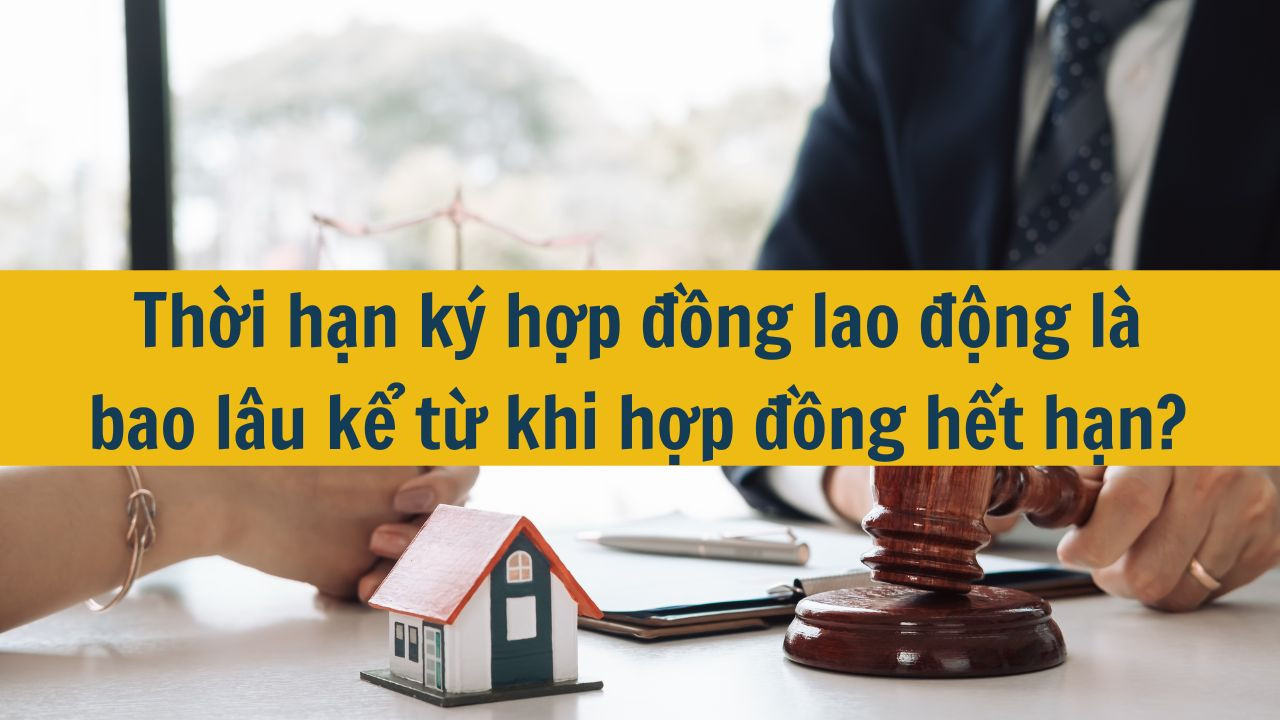 Thời hạn k&yacute; hợp đồng lao động l&agrave; bao l&acirc;u kể từ khi hợp đồng hết hạn?