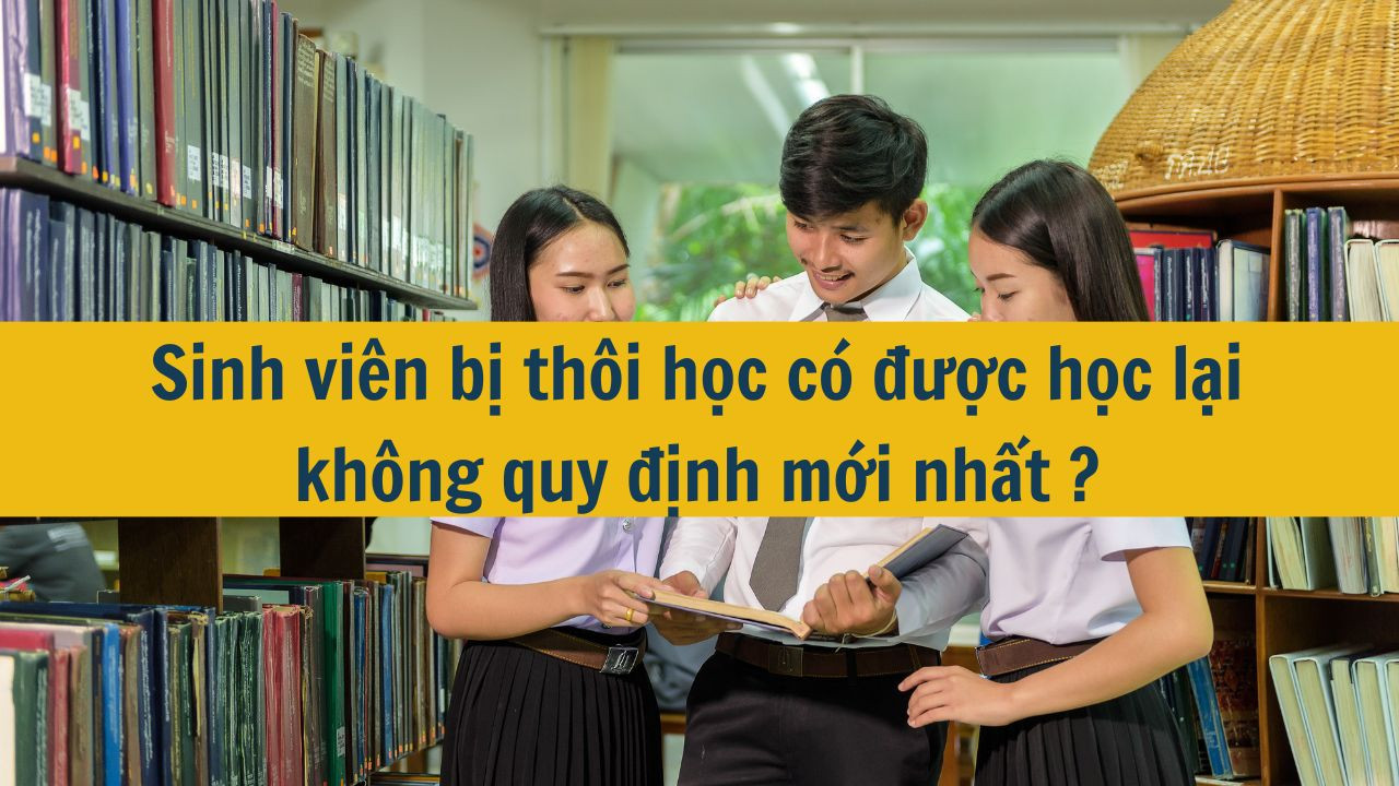 Sinh vi&ecirc;n bị th&ocirc;i học c&oacute; được học lại kh&ocirc;ng quy định mới nhất 2025?