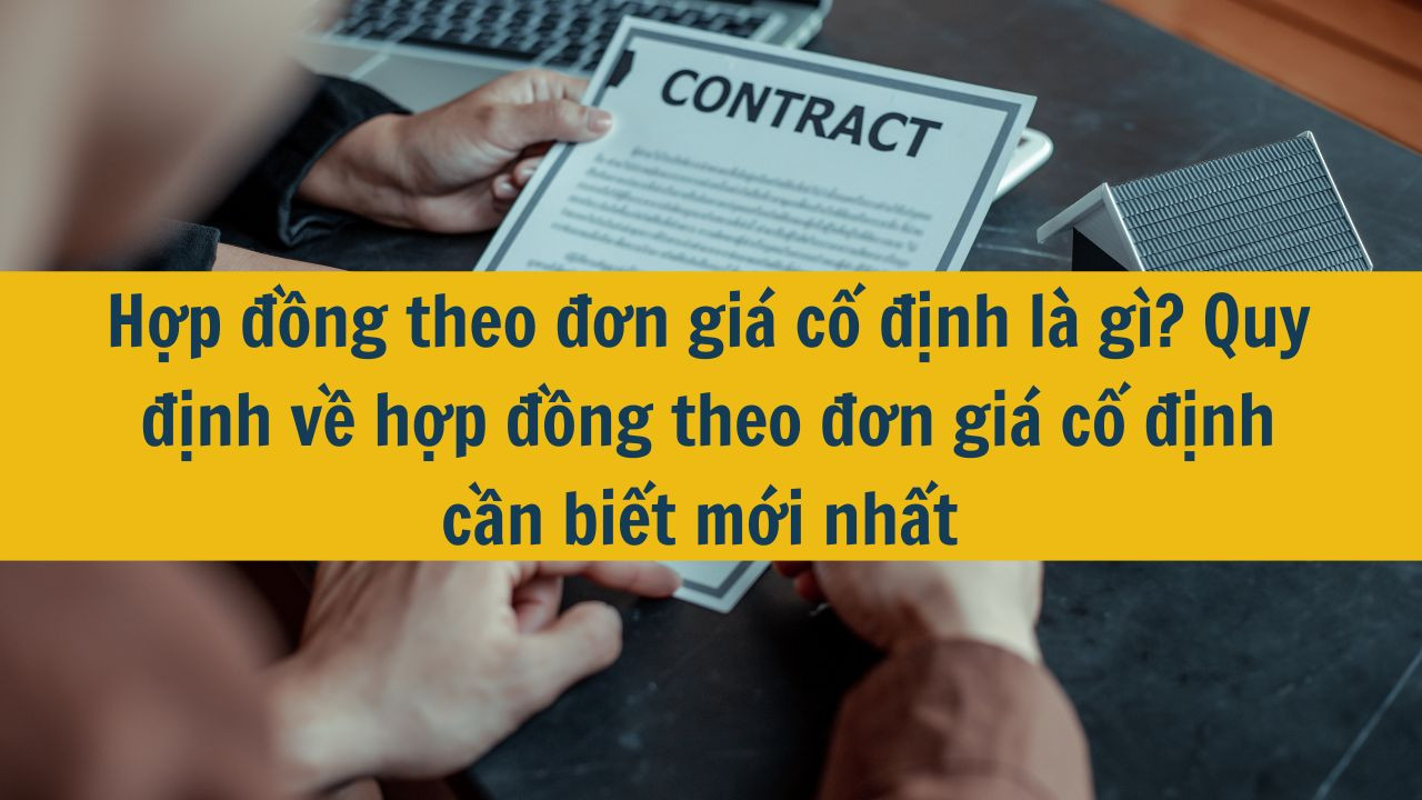 Hợp đồng theo đơn gi&aacute; cố định l&agrave; g&igrave;? Quy định về hợp đồng theo đơn gi&aacute; cố định cần biết mới nhất 2025