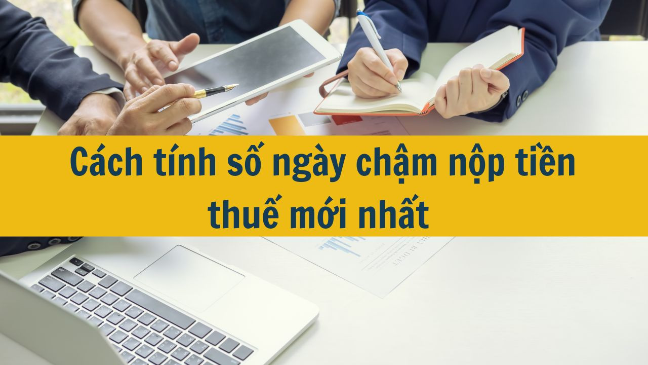 C&aacute;ch t&iacute;nh số ng&agrave;y chậm nộp tiền thuế mới nhất 2025