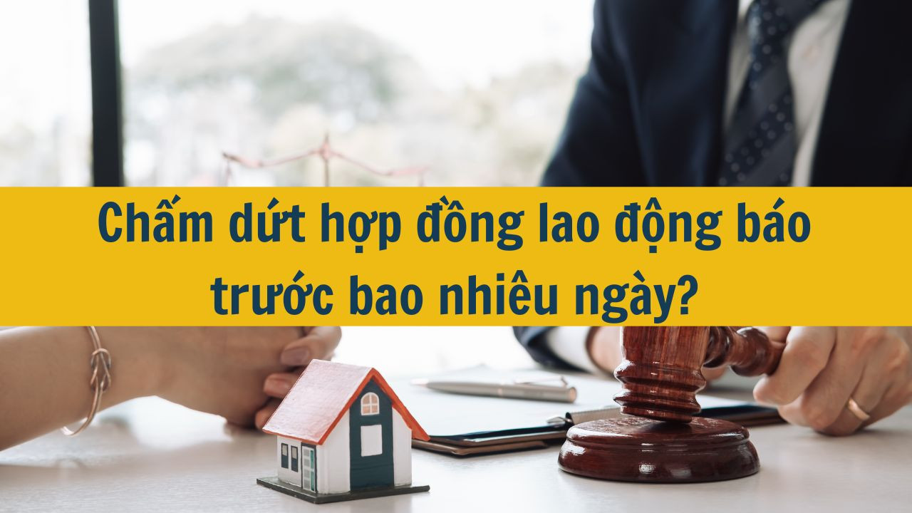 Chấm dứt hợp đồng lao động b&aacute;o trước bao nhi&ecirc;u ng&agrave;y?