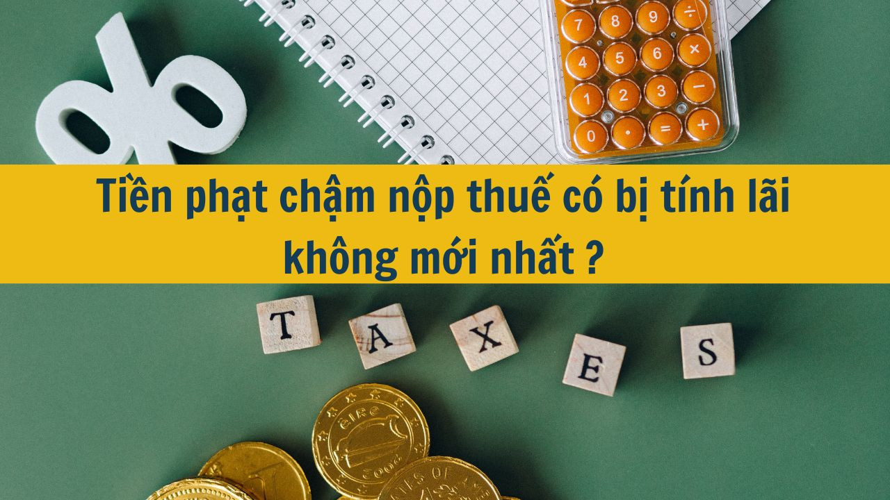 Tiền phạt chậm nộp thuế c&oacute; bị t&iacute;nh l&atilde;i kh&ocirc;ng mới nhất 2025?
