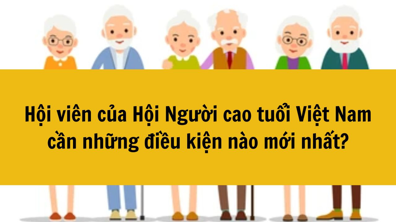Hội vi&ecirc;n của Hội Người cao tuổi Việt Nam cần những điều kiện n&agrave;o mới nhất 2025?