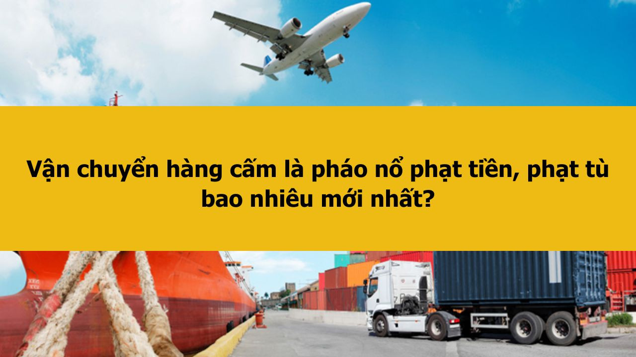 Vận chuyển h&agrave;ng cấm l&agrave; ph&aacute;o nổ phạt tiền, phạt t&ugrave; bao nhi&ecirc;u mới nhất 2025?