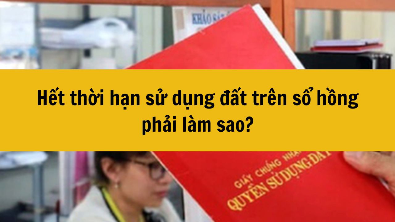 Hiện nay tr&ecirc;n sổ đỏ ghi thời hạn sử dụng đất như thế n&agrave;o?