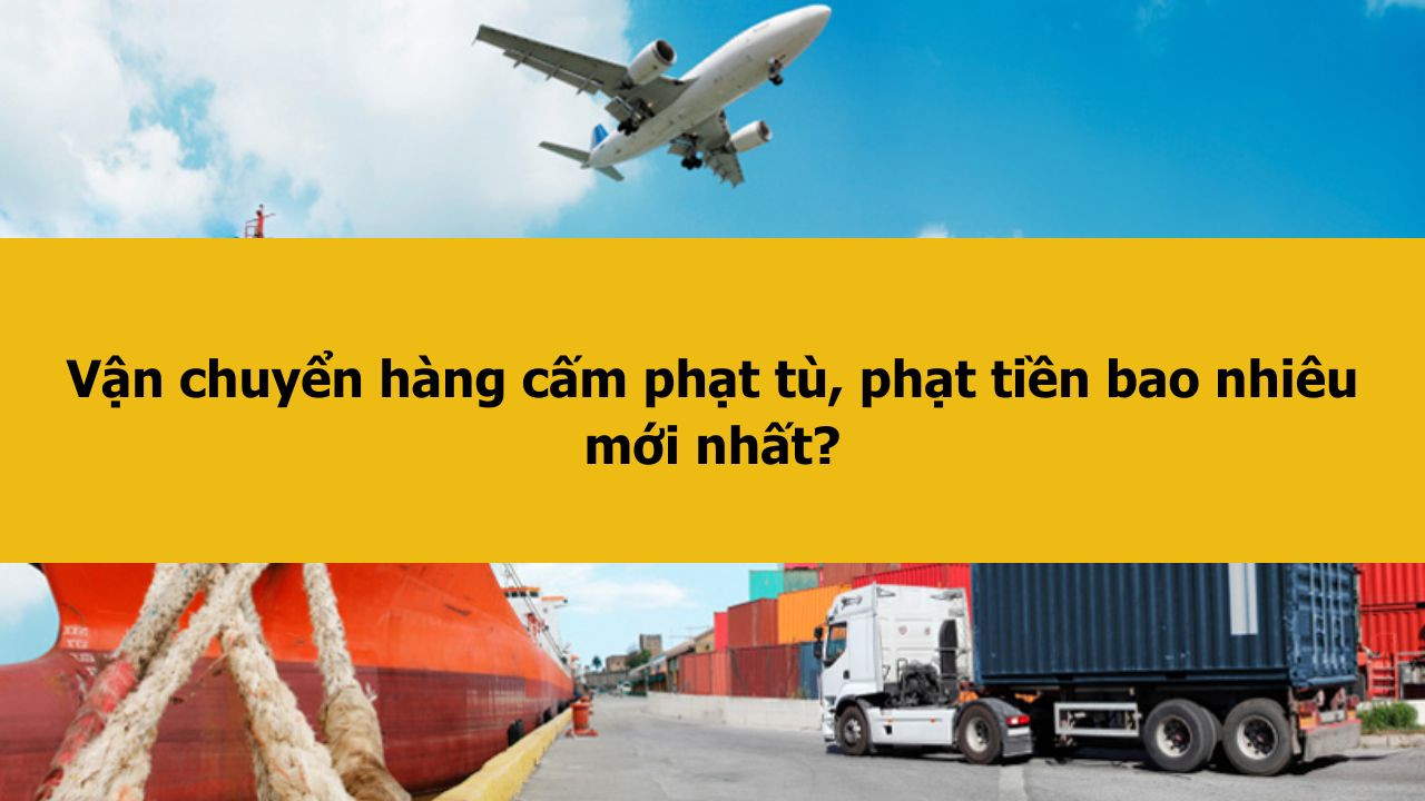 Vận chuyển h&agrave;ng cấm phạt t&ugrave;, phạt tiền bao nhi&ecirc;u mới nhất 2025?