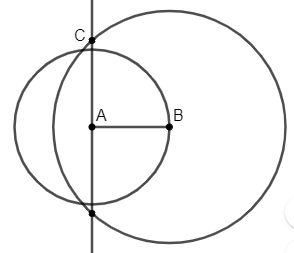 Vẽ tam giác ABC vuông tại A, có AB = 4 cm, BC = 6 cm (ảnh 1)