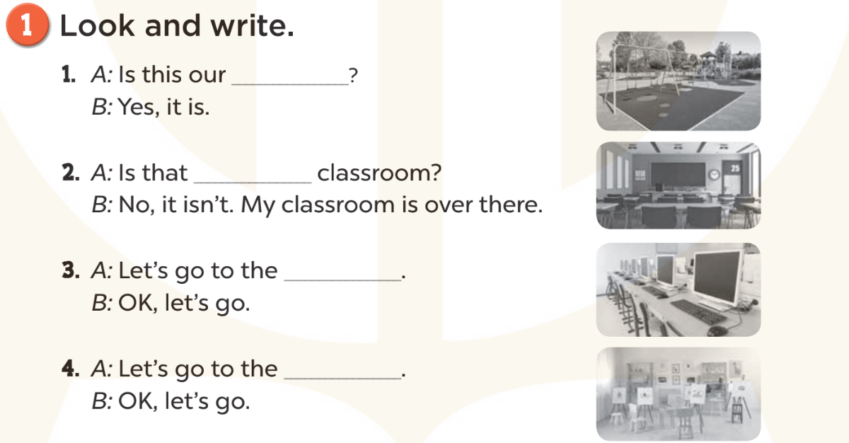 Sách bài tập Tiếng Anh lớp 3 Unit 6 trang 31 Writing - Kết nối tri thức (ảnh 1)