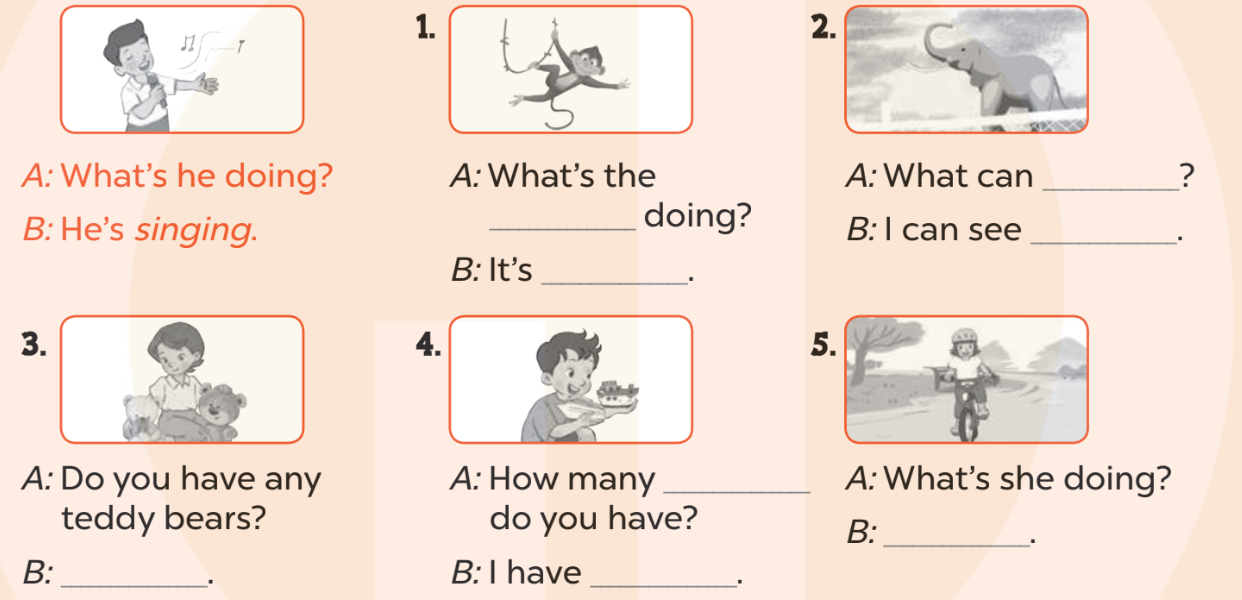 Sách bài tập Tiếng Anh lớp 3 Self-check 4 trang 99 Fun time - Kết nối tri thức (ảnh 1)