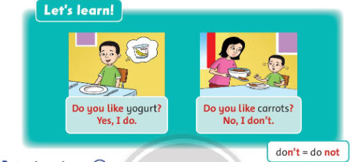 Tiếng Anh lớp 3 Unit 5: Do you like yogurt? – Chân trời sáng tạo (ảnh 1)