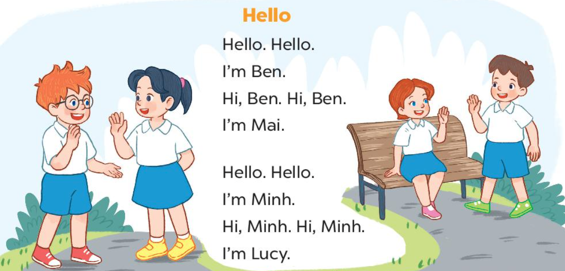 Tiếng Anh lớp 3 Unit 1: Hello - Kết nối tri thức (ảnh 7)