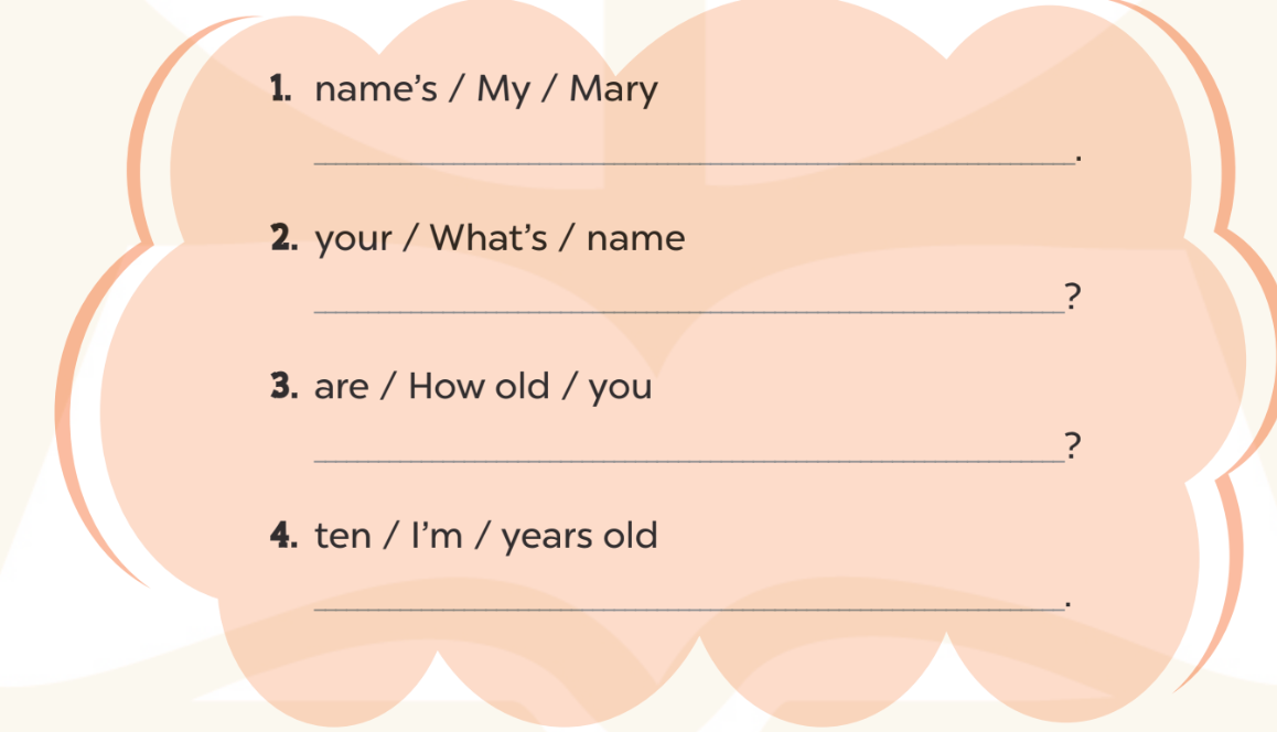 Sách bài tập Tiếng Anh lớp 3 Unit 2 trang 9 Sentence patterns - Kết nối tri thức (ảnh 1)