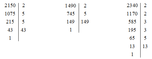 Trắc nghiệm Phân tích một số ra thừa số nguyên tố có đáp án - Toán lớp 6 Cánh diều (ảnh 1)