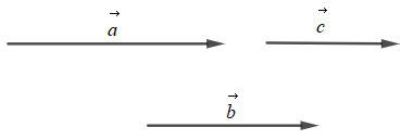 Cho ba vectơ a,b,c đều khác vecto 0. Những khẳng định nào sau đây là đúng? (ảnh 1)
