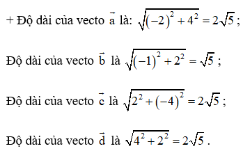 Trong Hình 4.12, hãy chỉ ra các vecto cùng phương. Các vecto ngược hướng và các cặp vecto (ảnh 1)