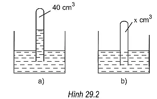 Một ống thuỷ tinh được cắm lộn ngược vào một chậu chứa thuỷ ngân, bên trong ống (ảnh 1)