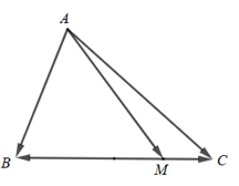 Trên cạnh BC của tam giác ABC lấy điểm M sao cho MB = 3MC (ảnh 1)