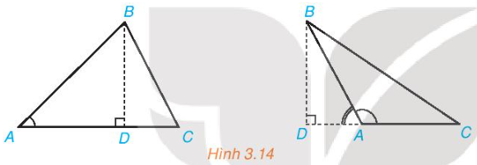 Cho tam giác ABC với đường cao BD.  a) Biểu thị BD theo AB và sin A (ảnh 1)