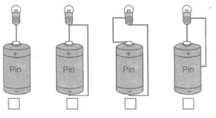 Vở bài tập Khoa học lớp 5 Bài 46 - 47: Lắp mạch điện đơn giản  (ảnh 1)