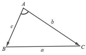 Cho tam giác ABC có BC = a, CA = b, AB = c. Hãy tính vecto AB.AC theo a,b,c (ảnh 1)