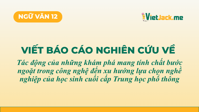 Top 5 mẫu Tác động của những khám phá mang tính chất bước ngoặt trong công nghệ (2026) SIÊU HAY (ảnh 1)
