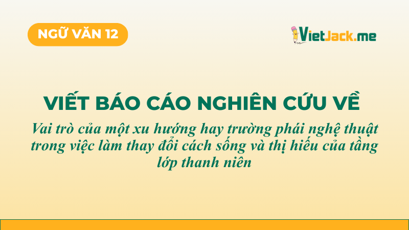 Top 5 mẫu Vai trò của một xu hướng hay trường phái nghệ thuật (2026) SIÊU HAY (ảnh 1)