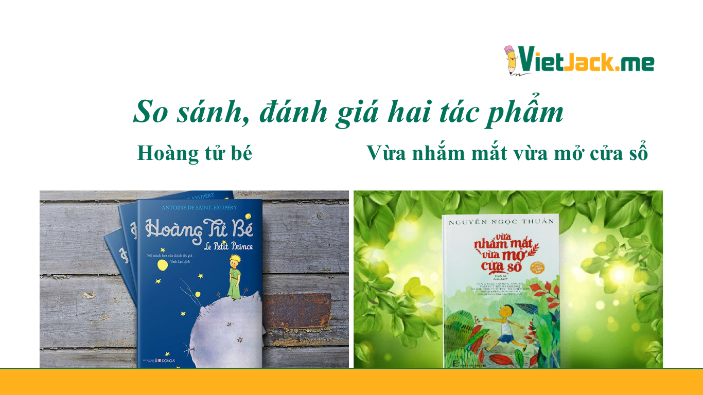 TOP 11 mẫu Nghị luận so sánh, đánh giá Hoàng tử bé và Vừa nhắm mắt vừa mở cửa sổ (2026) SIÊU HAY (ảnh 1)