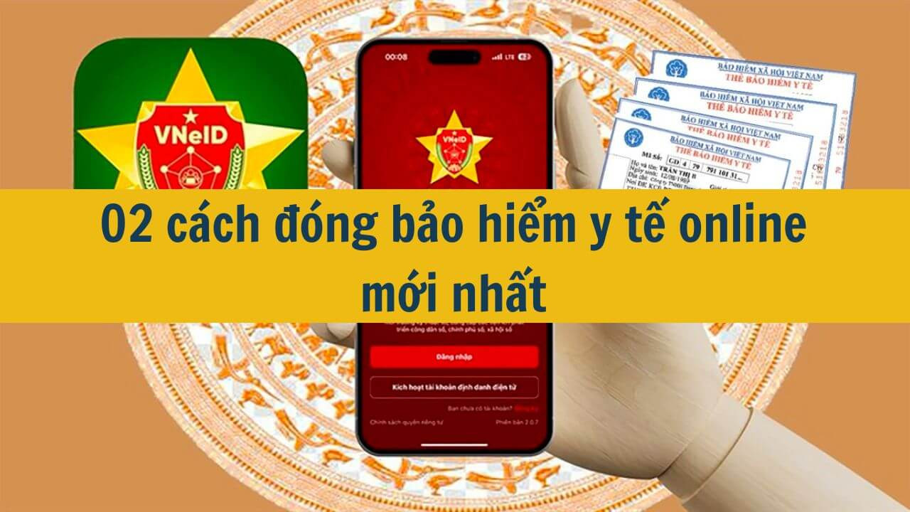 02 cách đóng bảo hiểm y tế online mới nhất 2025