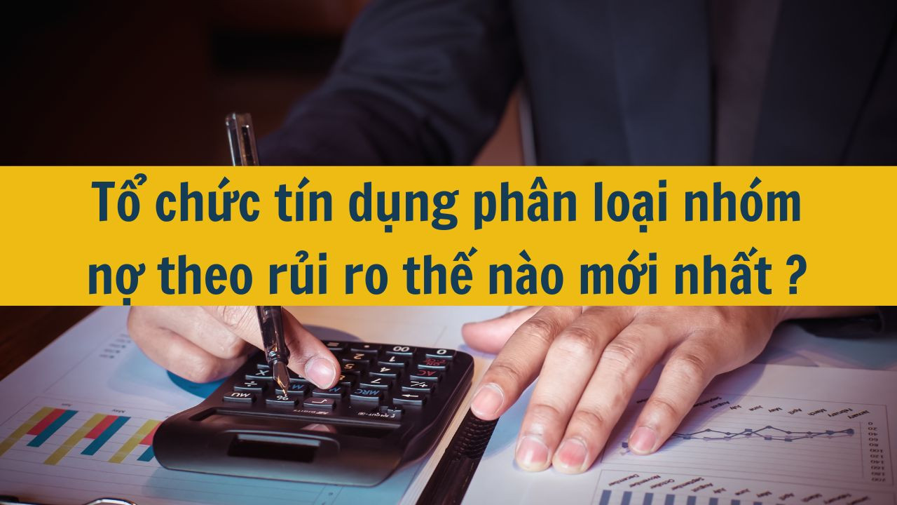Tổ chức tín dụng phân loại nhóm nợ theo rủi ro thế nào mới nhất 2025?