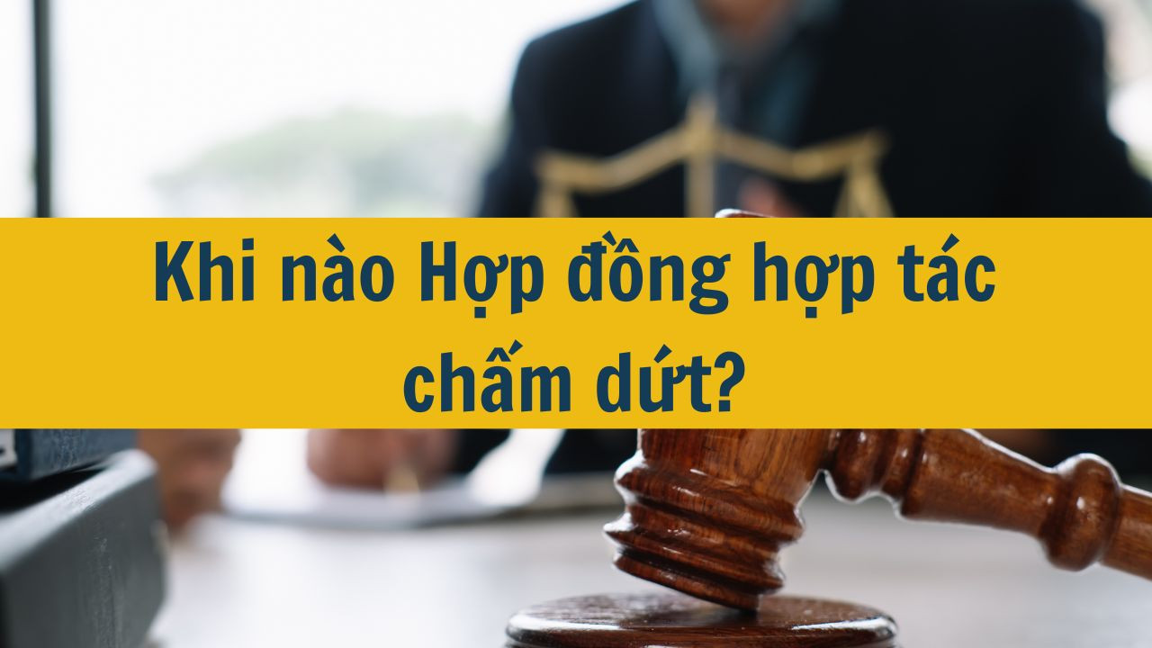 Khi nào Hợp đồng hợp tác chấm dứt?