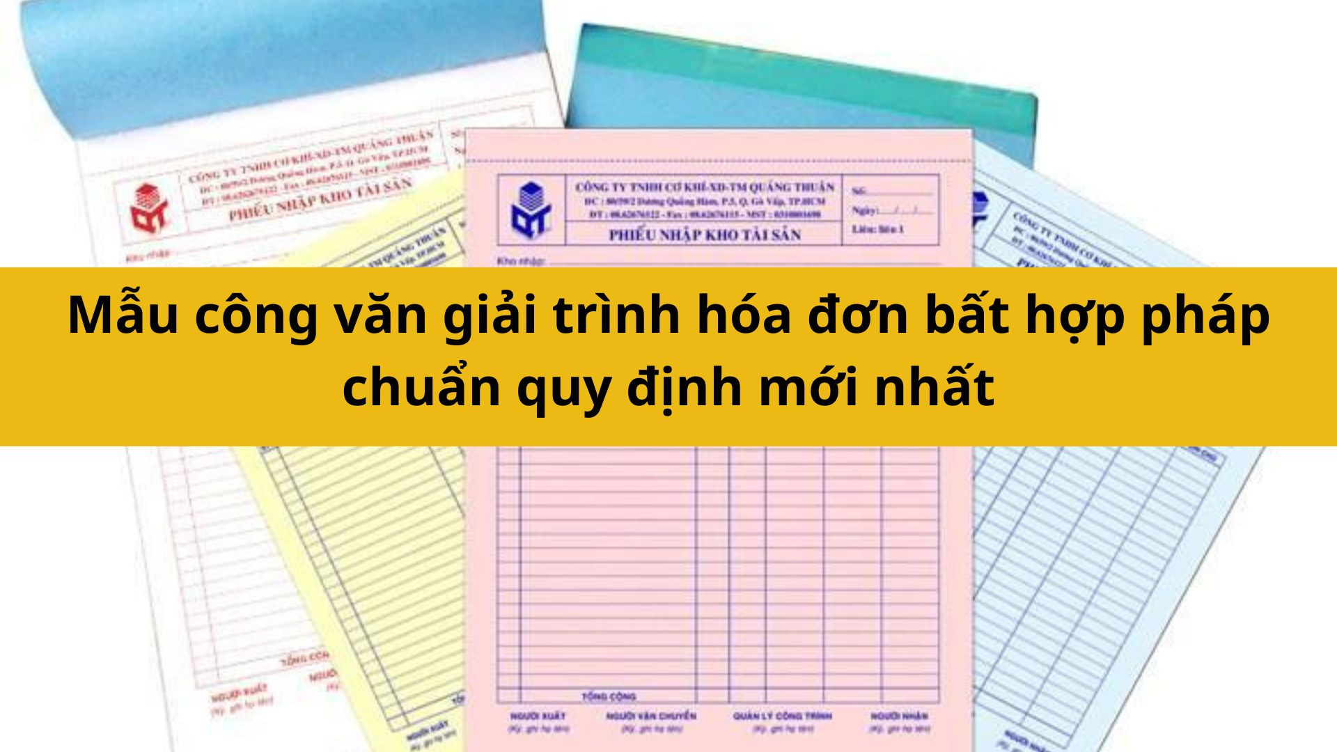 Mẫu công văn giải trình hóa đơn bất hợp pháp chuẩn quy định mới nhất 2025