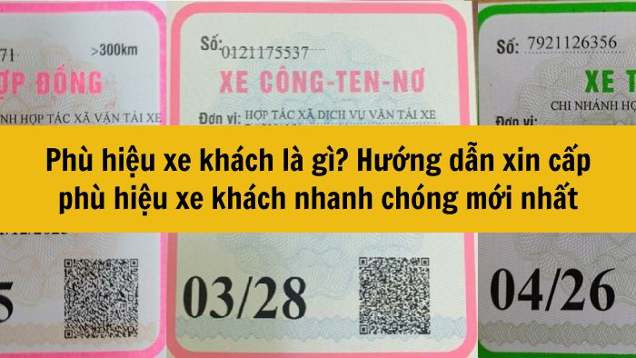 Phù hiệu xe khách là gì? Hướng dẫn xin cấp phù hiệu xe khách nhanh chóng mới nhất 2025