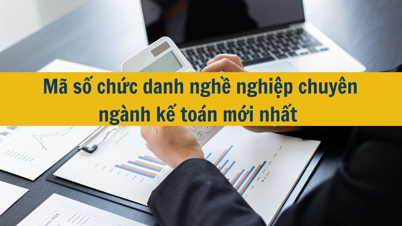 Mã số chức danh nghề nghiệp chuyên ngành kế toán mới nhất 2025