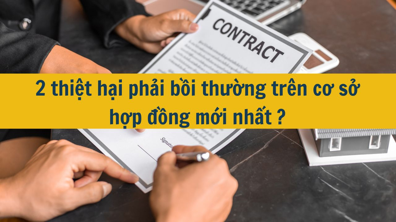 2 thiệt hại phải bồi thường trên cơ sở hợp đồng mới nhất 2025?