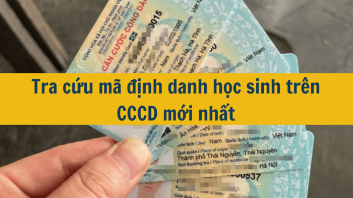 Tra cứu mã định danh học sinh trên CCCD mới nhất 2025