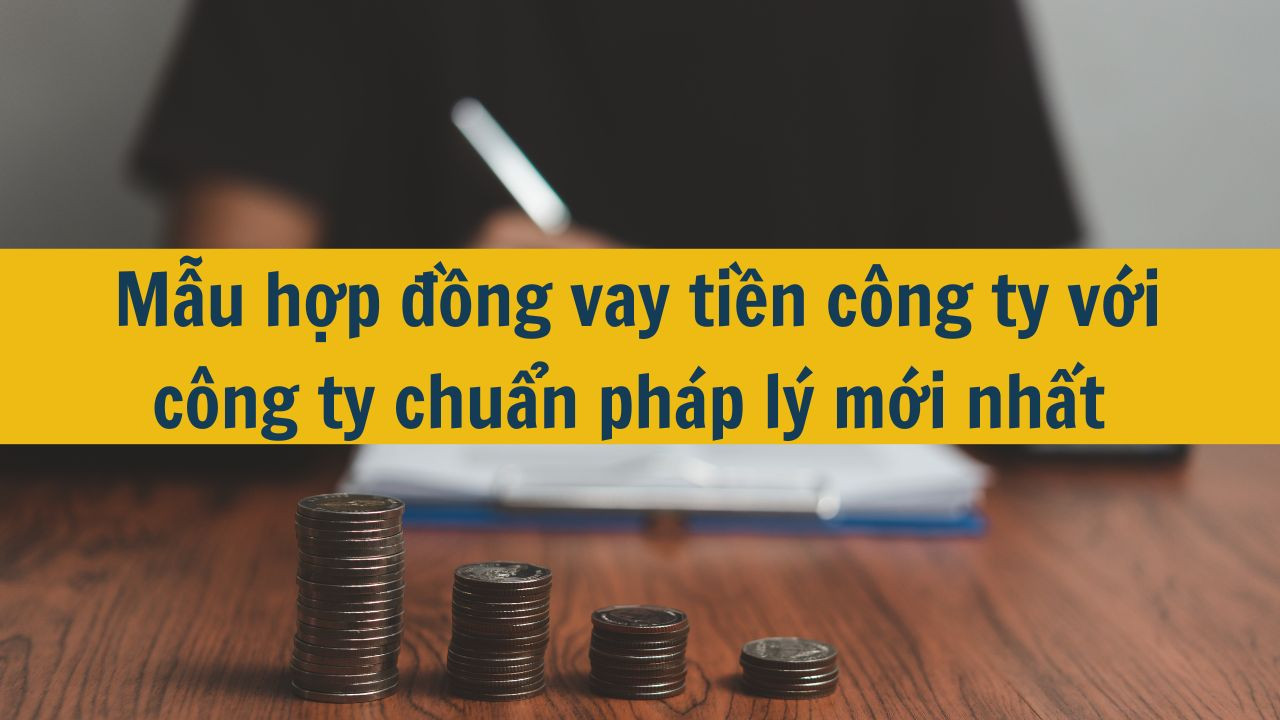 Mẫu hợp đồng vay tiền công ty với công ty chuẩn pháp lý mới nhất 2025