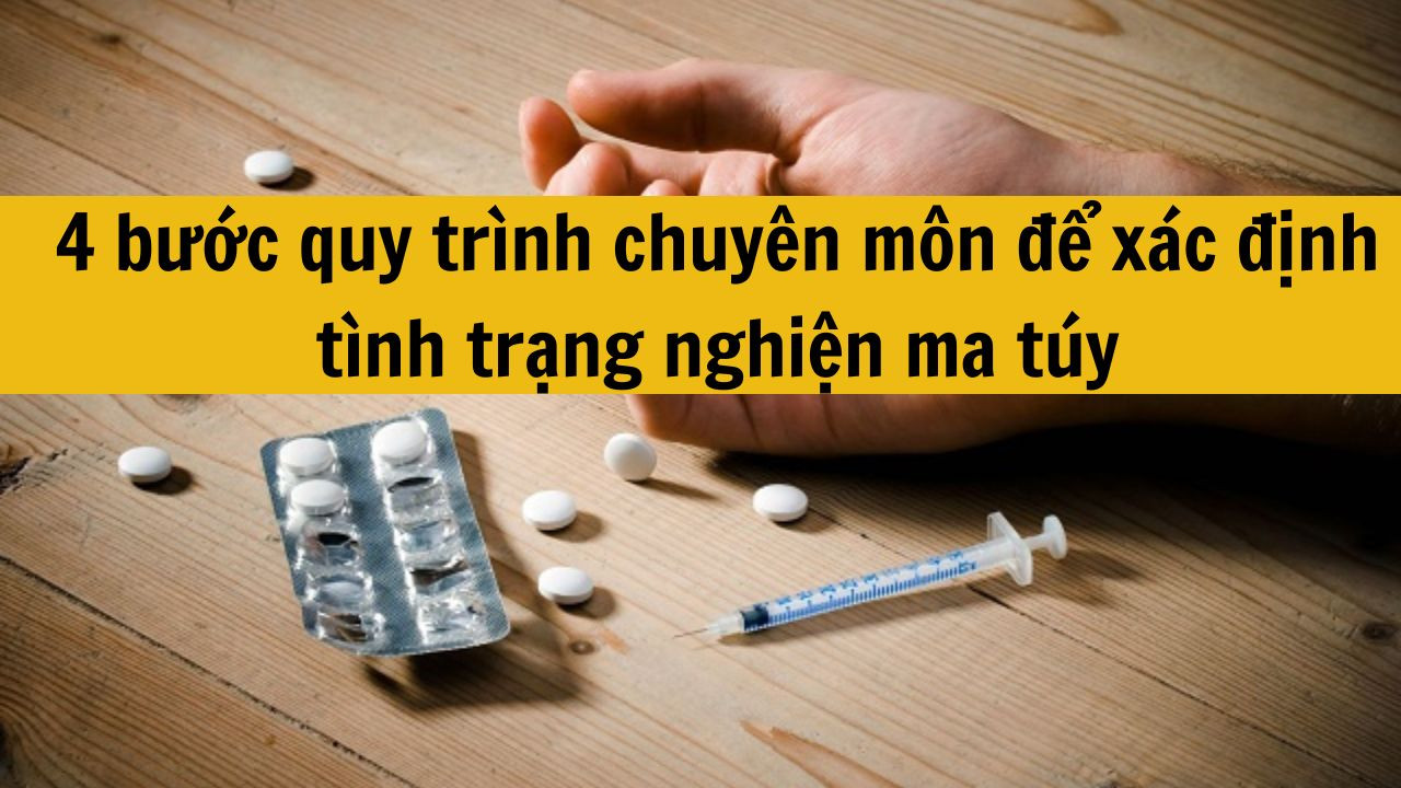 4 bước quy trình chuyên môn để xác định tình trạng nghiện ma túy theo quy định mới nhất 2025