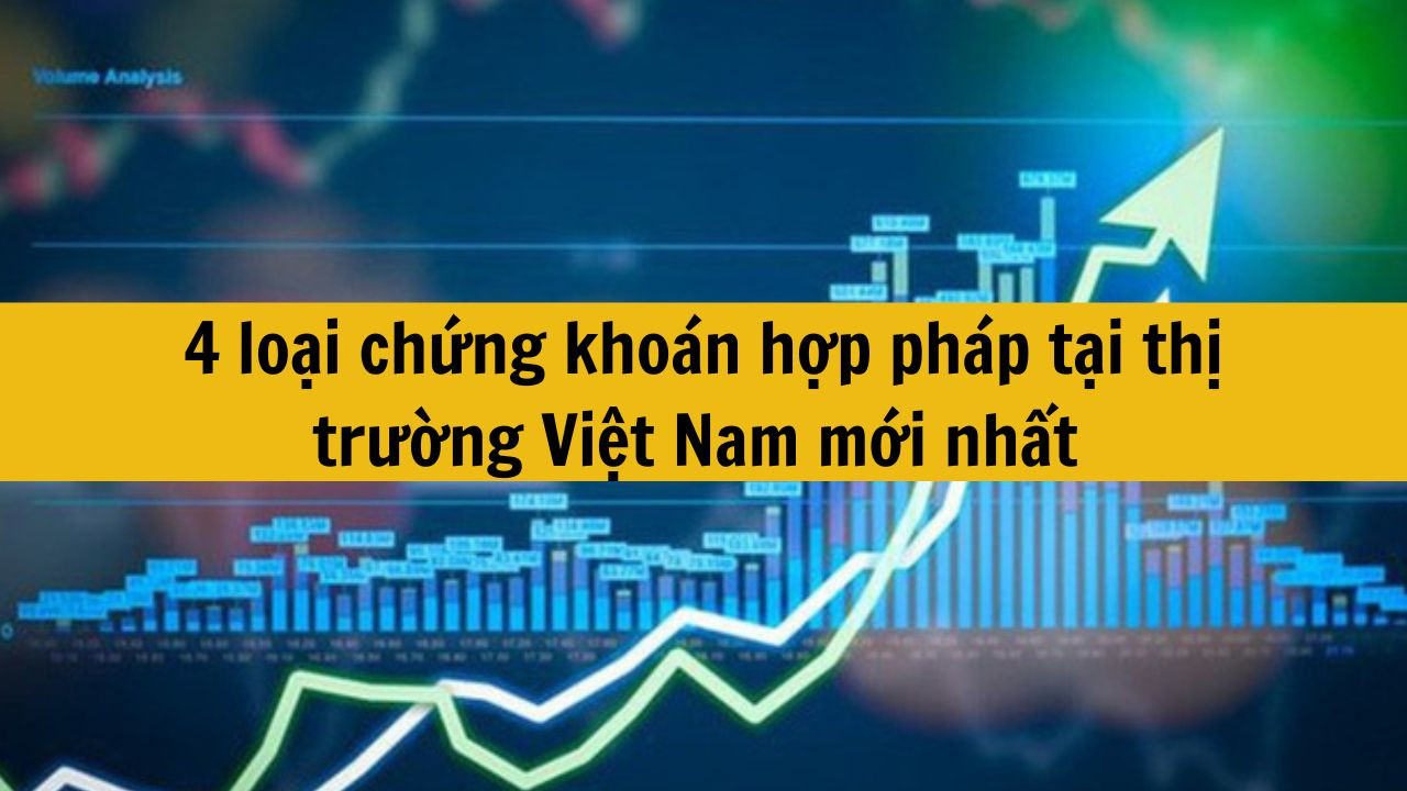 4 loại chứng khoán hợp pháp tại thị trường Việt Nam mới nhất 2025