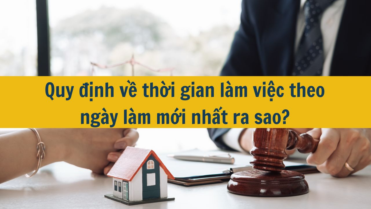 Quy định về thời gian làm việc theo ngày làm mới nhất 2025 ra sao?