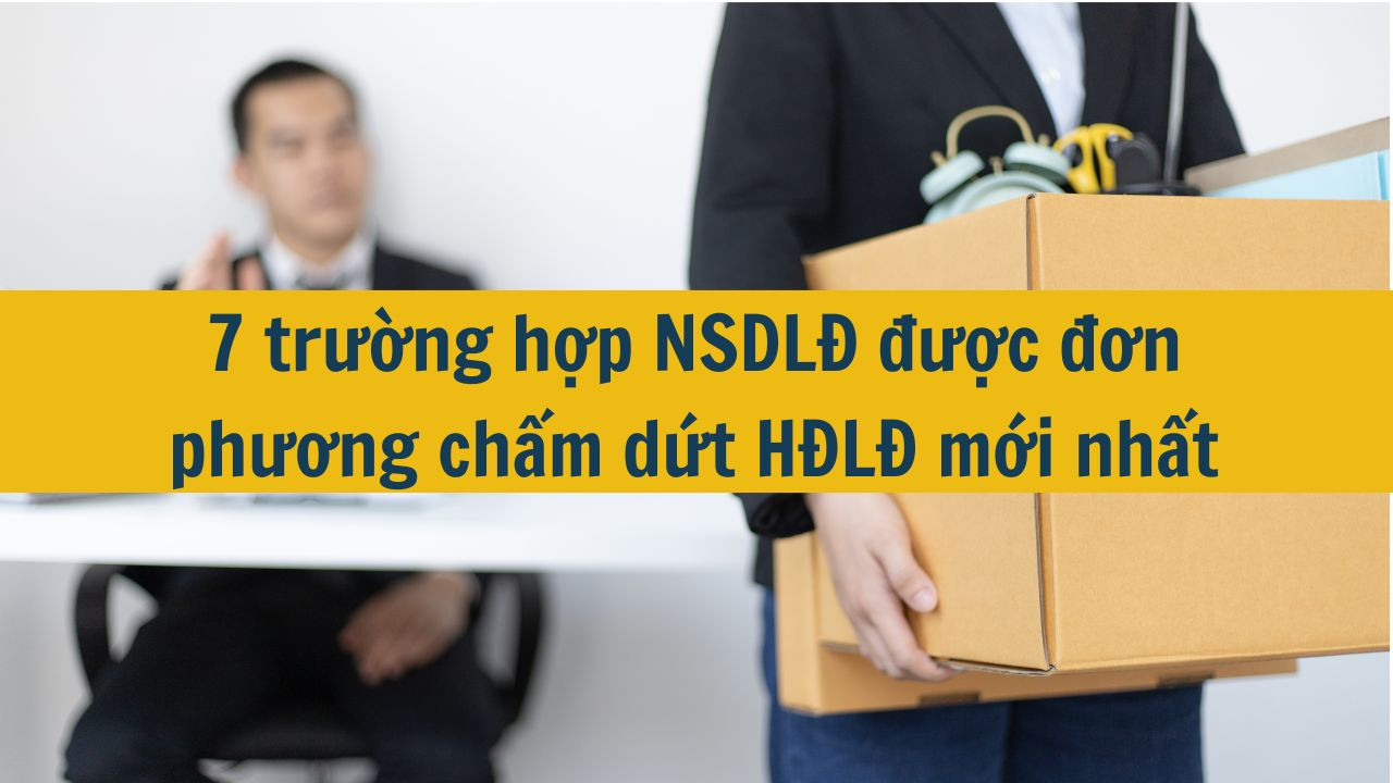 7 trường hợp NSDLĐ được đơn phương chấm dứt HĐLĐ mới nhất 2025