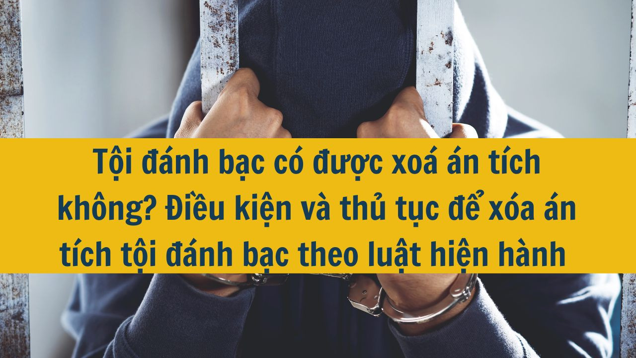 Tội đánh bạc có được xoá án tích không? Điều kiện và thủ tục để xóa án tích tội đánh bạc theo luật hiện hành 2025