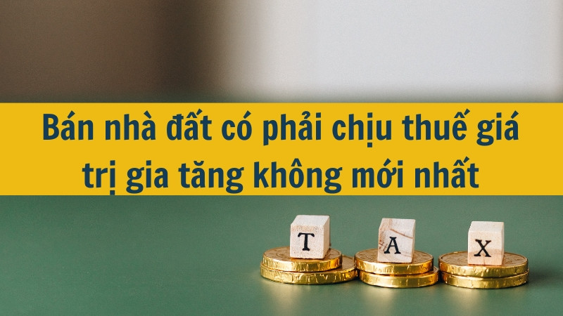 Bán nhà đất có phải chịu thuế giá trị gia tăng không mới nhất 2025?