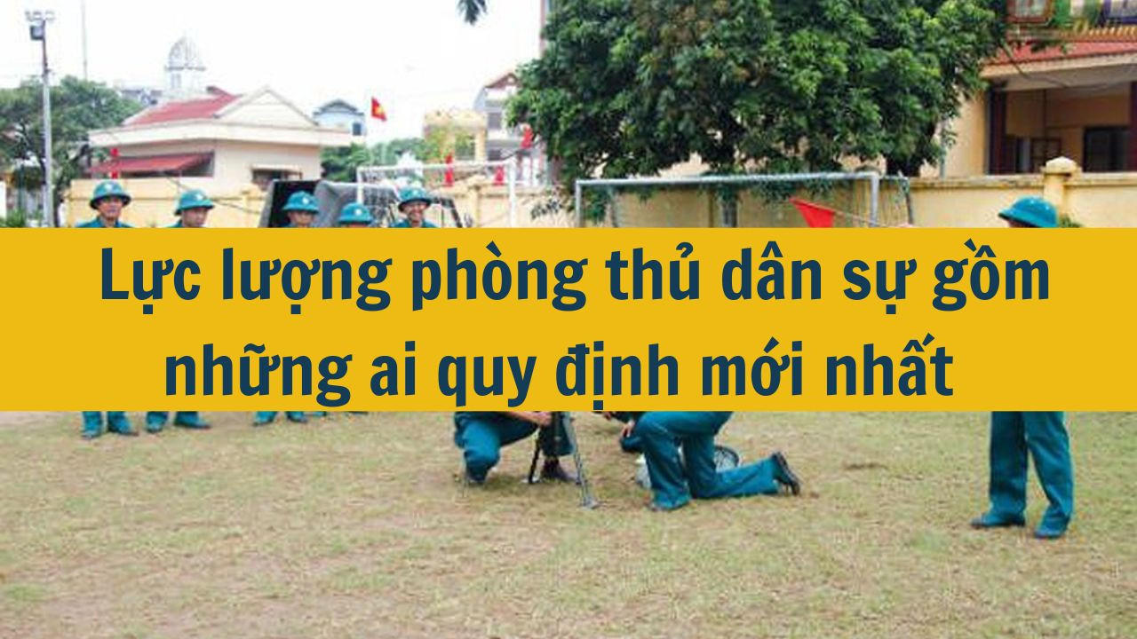 Lực lượng phòng thủ dân sự gồm những ai quy định mới nhất 2025?