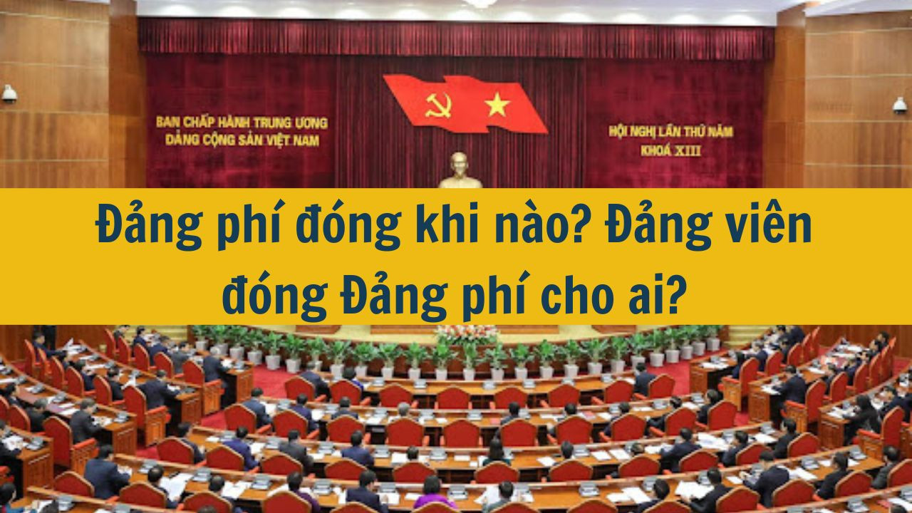 Đảng phí đóng khi nào? Đảng viên đóng Đảng phí cho ai?