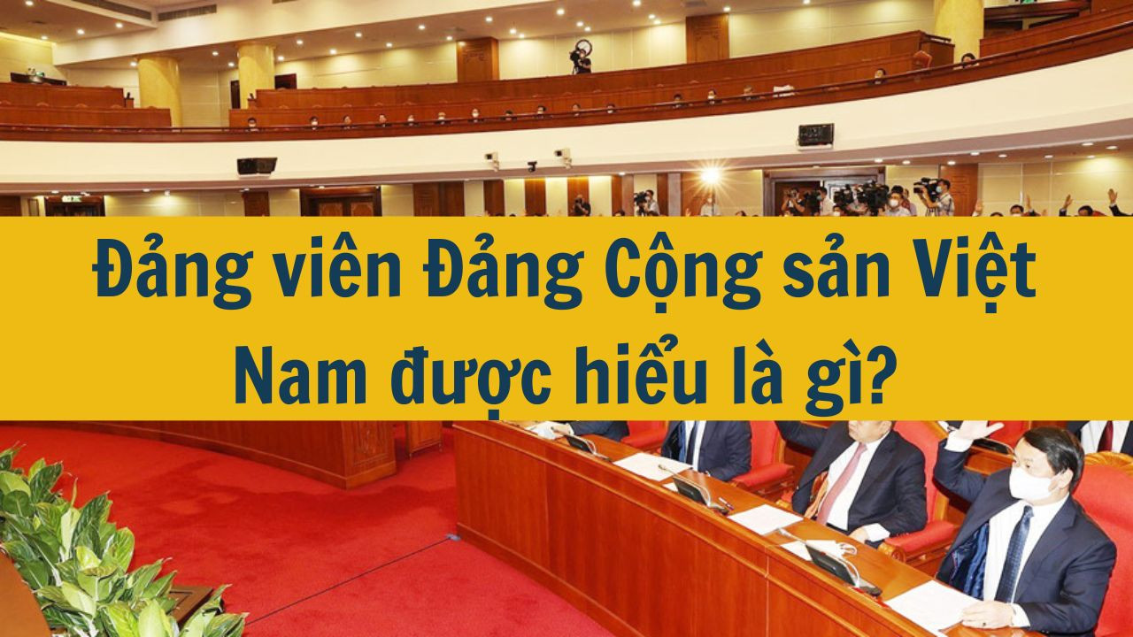 Đảng viên Đảng Cộng sản Việt Nam được hiểu là gì?